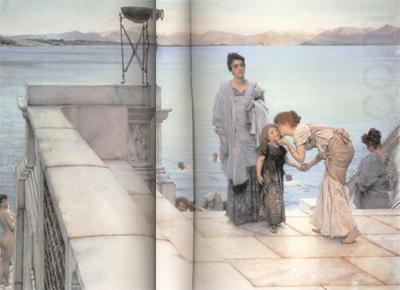 Alma-Tadema, Sir Lawrence The Kiss (mk23) china oil painting image